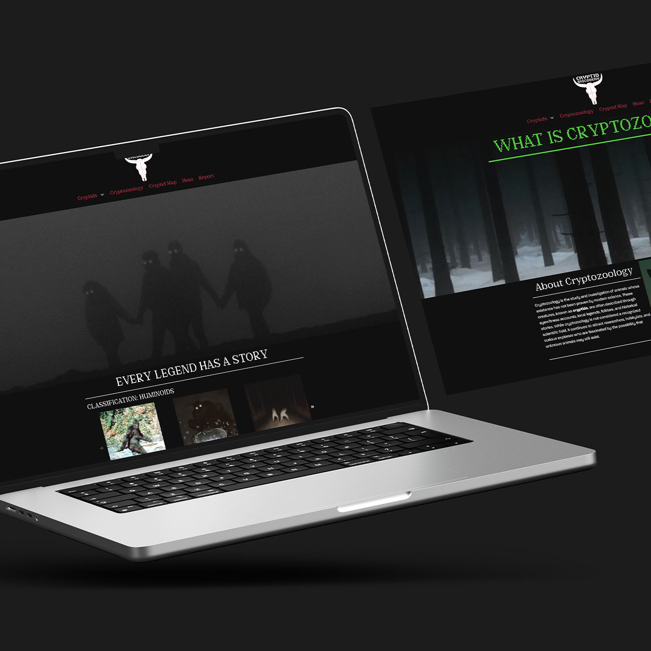 Cryptid Informational Site
